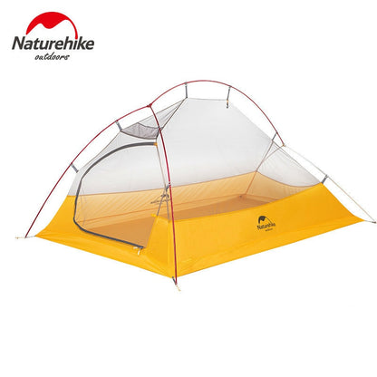 Naturehike New Upgrade Cloud UP 2 Ultralight Tent 10D Nylon Silicone Portable Self Standing Outdoor Camping Tents With  Free Mat