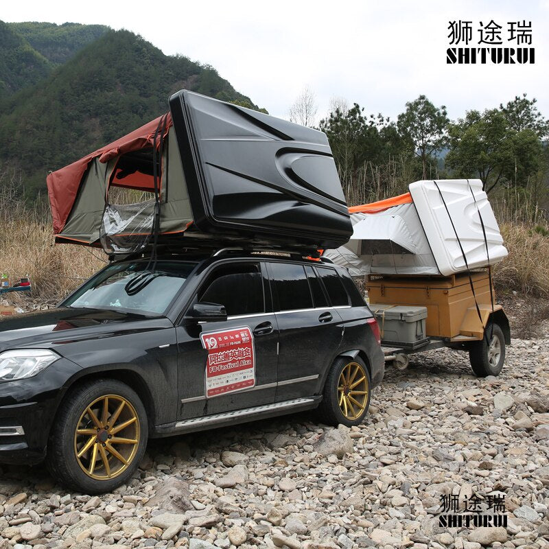 Car roof tents hydraulic speed factory outlet multi-color selection with lock support high speed 120 yards SUV off-road vehicle