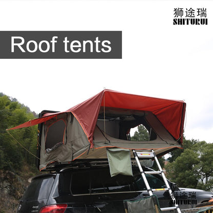 Car roof tents hydraulic speed factory outlet multi-color selection with lock support high speed 120 yards SUV off-road vehicle