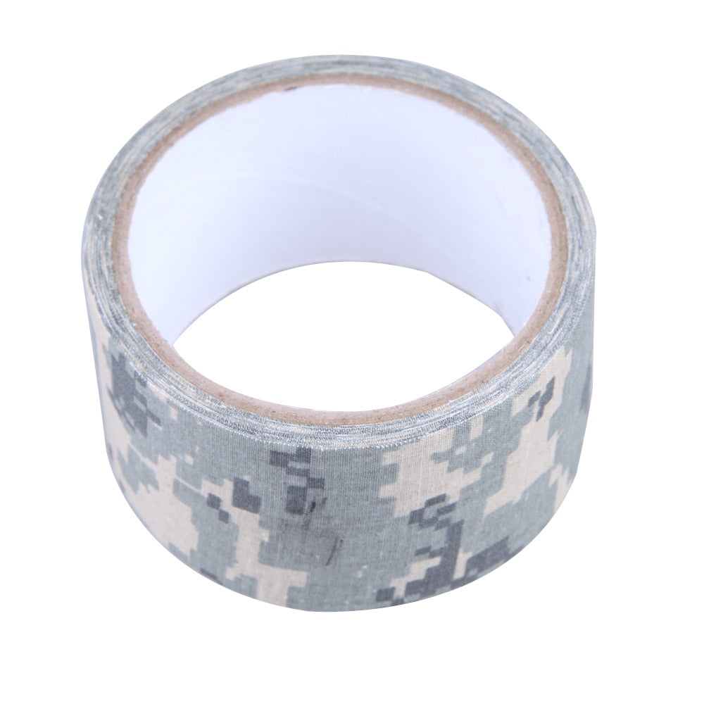 5cm*5m Camouflage Tape Outdoor Grass Camo ACU Hunting Camping Wrap Tape Waterproof Super Strong Adhesive Tape Outdoor Tools