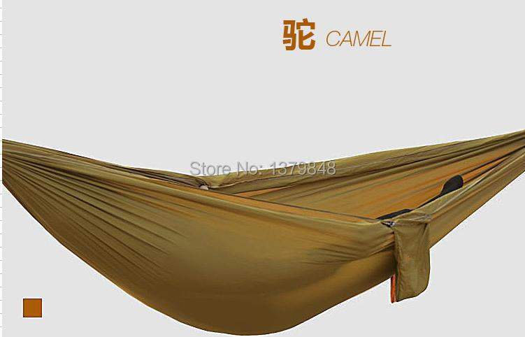 Double Hammock Camping Survival Hammock Parachute Cloth Portable Double Person Hammock  PARACHUTE HAMMOCK 260*140 CM