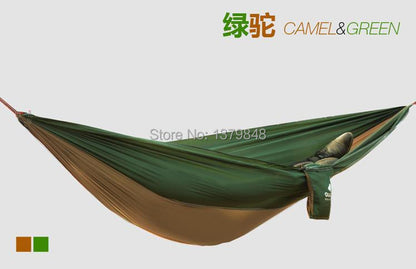 Double Hammock Camping Survival Hammock Parachute Cloth Portable Double Person Hammock  PARACHUTE HAMMOCK 260*140 CM