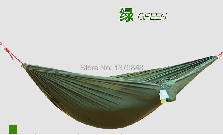 Double Hammock Camping Survival Hammock Parachute Cloth Portable Double Person Hammock  PARACHUTE HAMMOCK 260*140 CM