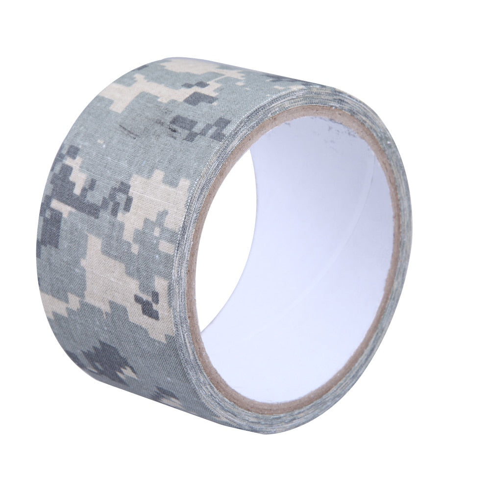 5cm*5m Camouflage Tape Outdoor Grass Camo ACU Hunting Camping Wrap Tape Waterproof Super Strong Adhesive Tape Outdoor Tools