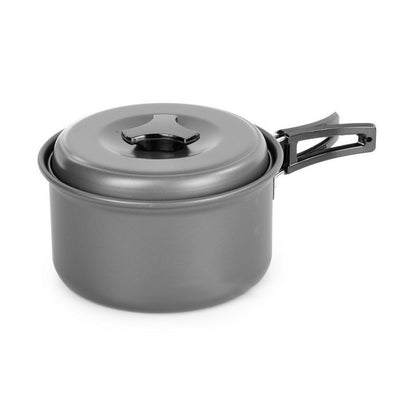 1 Person Ultralight Outdoor Camping Cookware Single Cooking Pot Utensils for Hiking Picnic Backpacking Tableware Pot