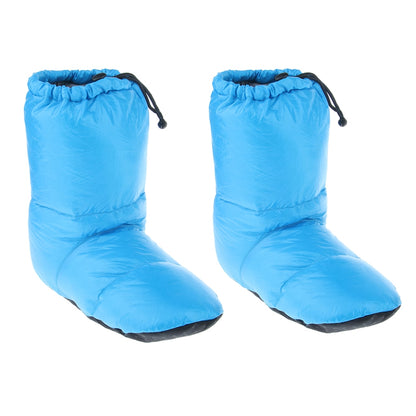 Down Slipper Socks Down Boots Outdoor Indoor Tent Warm Soft Camping Sleep Socks